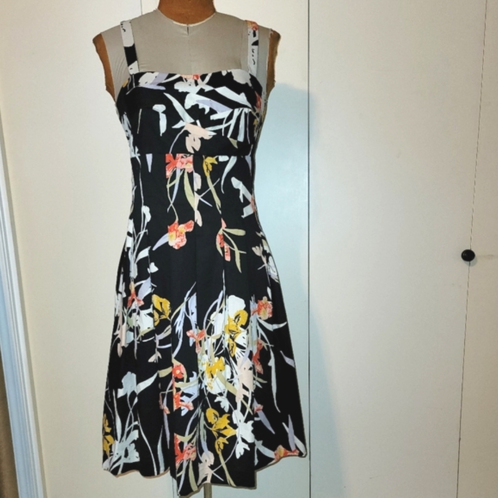 Madison Leigh black floral dress